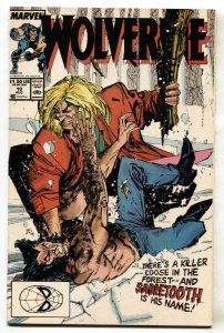 WOLVERINE #10--comic book--1989--MARVEL--SABRETOOTH--NM-