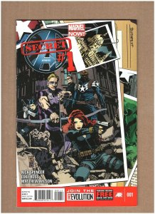 Secret Avengers #1 Marvel Comics 2013 Hawkeye Black Widow NM- 9.2 