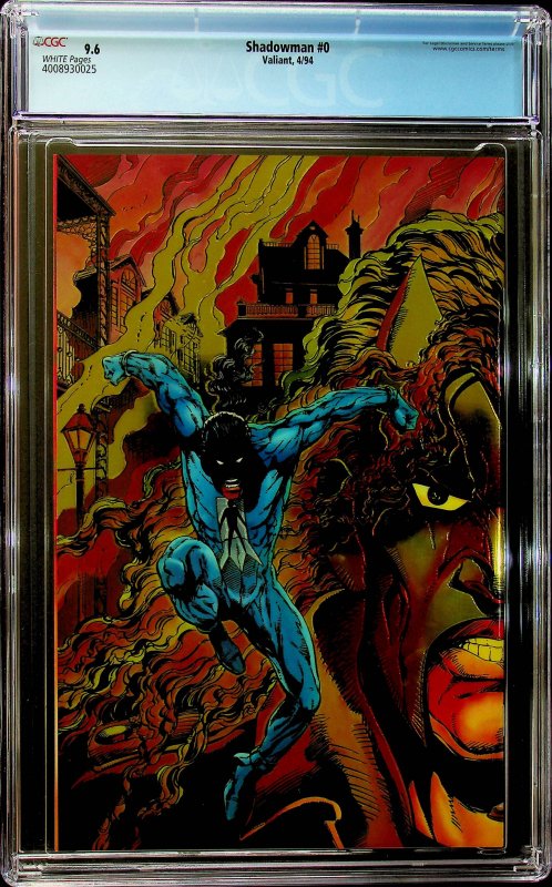 Shadowman #0 Chromium Cover (1994) - CGC 9.6 Cert#4008930025