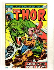 Lot Of 5 Mighty Thor Marvel Comic Books # 235 236 237 238 239 Odin Loki Sif FM1