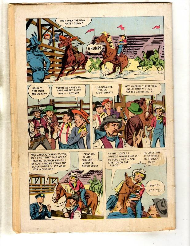 Gene Autry's Champion # 16 VG Dell Golden Age Comic Book 1955 Horse Western JL18