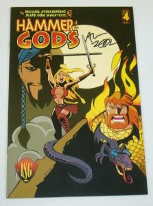 Hammer of the Gods #4 VF/NM; signed by Michael Avon Oeming - Insight 