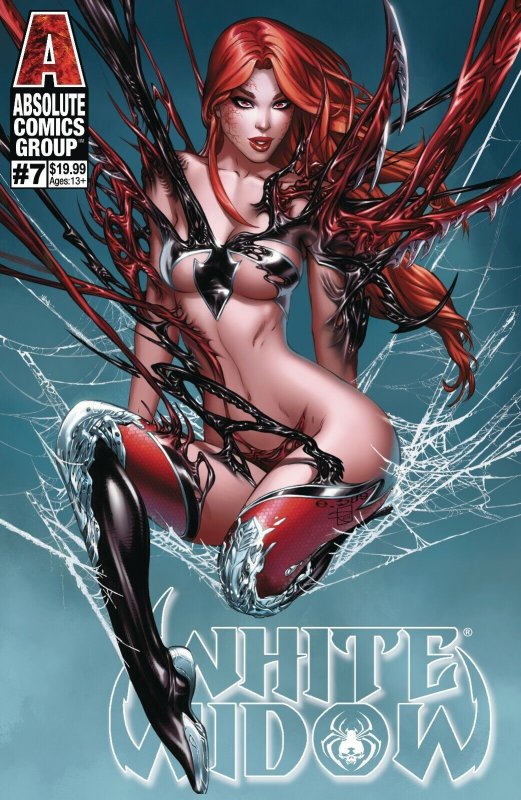 WHITE WIDOW #7 WRAPAROUND LENTICULAR VARIANT ABSOLUTE COMICS GROUP 2021 EB178