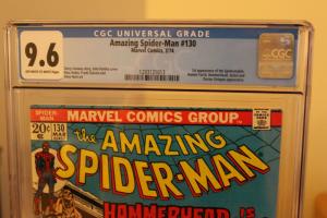 The Amazing Spider-Man #130 (Marvel, 1974) CGC NM+ 9.6 Off-white to white pages