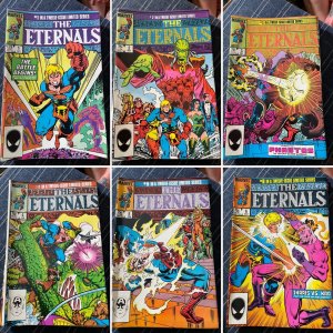 ETERNALS 2ND SERIES #1 - 12 (1985 MARVEL) Complete Set 3 KEYS ISSUES