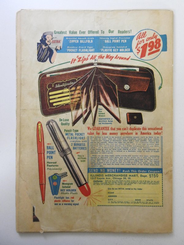 The Saint #5 (1949) PR Condition centerfold missing