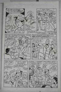 STAN GOLDBERG ORIGINAL ART! Jughead story, Bird Brain, 2013, complete! 5 pages