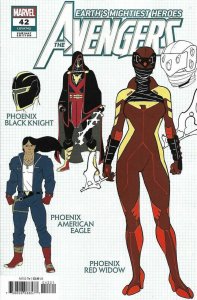 Avengers (2018) #42 VF/NM Javi Garron Design Variant Cover