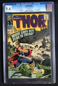 Thor #132 (1966) CGC Graded 9.4