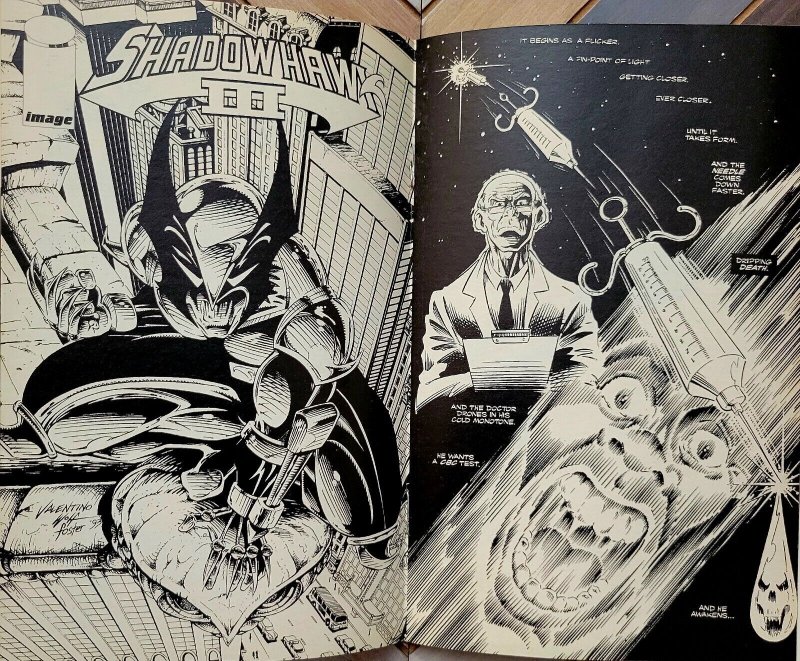 The Shadowhawk Saga: Ashcan Comic Book / Image 1993 Heroes Preview #9 FN