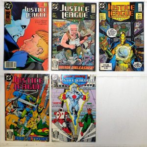 Justice League International Lot 5 #14, 15, 18, 22, Secret 34 1988 DC Comics