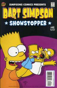 Simpsons Comics Presents Bart Simpson #40 VF/NM ; Bongo | Choking Cover