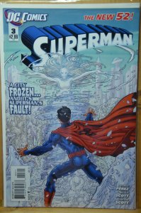 Superman #3 (2012) VF+