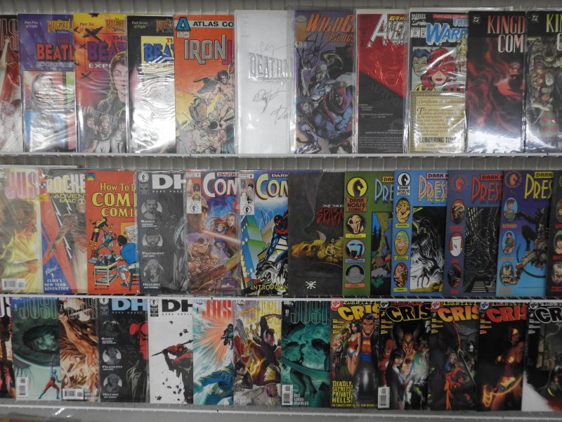 Huge Lot of 140+ Comics W/ Dawn, Grendel, Hellboy+ Avg FN+ Condition!