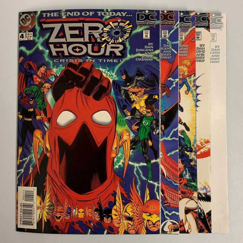 Zero Hour Crisis in Time #4-0 Set (DC 1994) 4 3 2 1 0 Dan Jurgens (8.0+) 