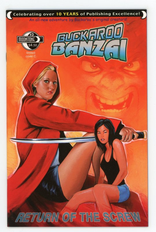 Buckaroo Banzai: Return Of The Screw #3 Limited Cover Variant C RARE NM