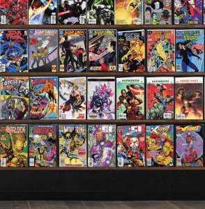 Huge Lot 150+ Comics with The Omega Men, Iron Man, Spanner'S Galaxy & More!