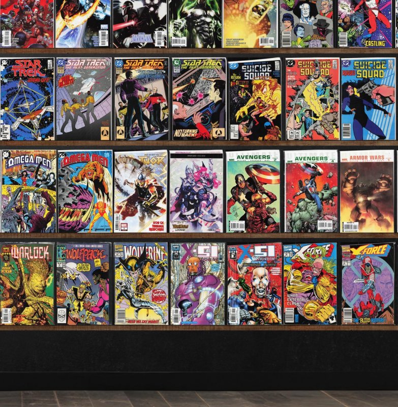 Huge Lot 150+ Comics with The Omega Men, Iron Man, Spanner'S Galaxy & More!
