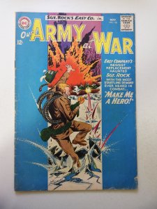 Our Army at War #136 (1963) VG- Condition moisture stains