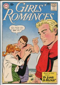 Girls' Romances #71 1960-DC-beach love triangle cover-drama issue-FN