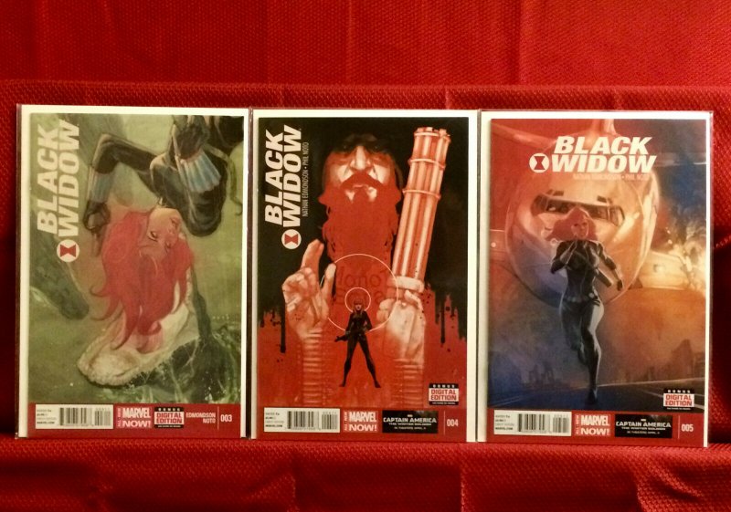 Black Widow Comic Lot 2016 Issues #1-12 NM, and 2014 #'s 1-20 NM 