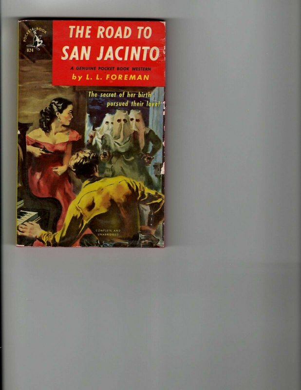 3 Books The Road to San Jacinto With Naked Foot Men Against the Sea Mystery JK8