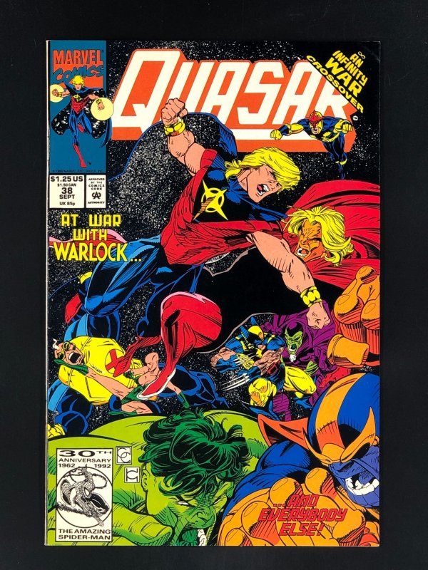 Quasar #38 (1992) An Infinity War Crossover!