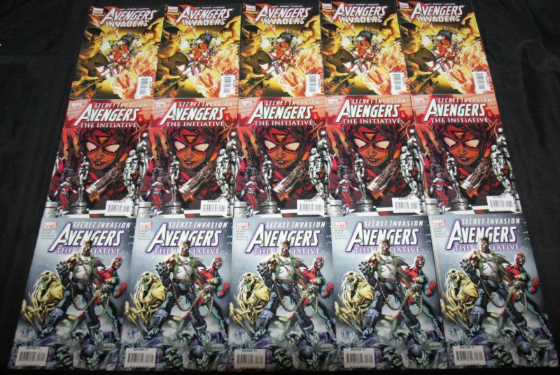 AVENGERS + AMAZING SPIDER-MAN COMIC LOT/RUN + DUPLICATES 60PC (VF-NM)