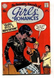 GIRLS' ROMANCES #146--D.C. --ROMANCE--Girl With a Reputation! --comic book