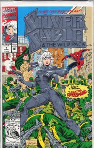 Silver Sable and the Wild Pack #1 Direct Edition (1992) Silver Sable