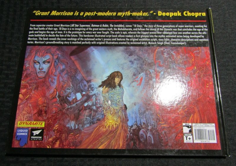 2010 Grant Morrison's 18 DAYS Book #1 HC VF 8.0 1st Dynamite / Liquid