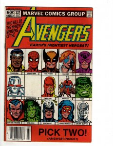 The Avengers #221 (1982) J604