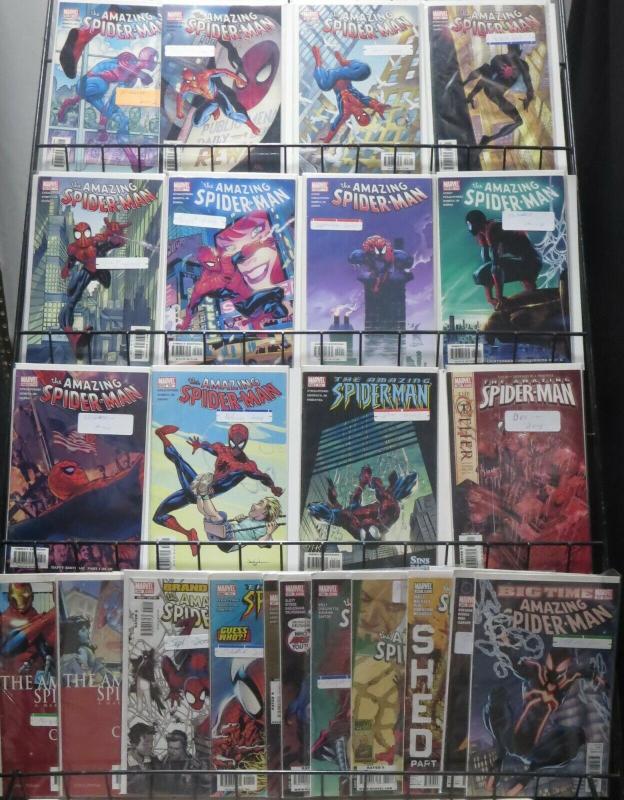 AMAZING SPIDER-MAN COLLECTION FIVE! 23 ISSUES from #486-650 VF/+ Romita Jr!