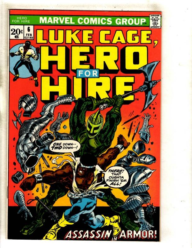 Luke Cage Hero For Hire # 6 VF/NM Marvel Comic Book Moriah Diamondback TV JF11