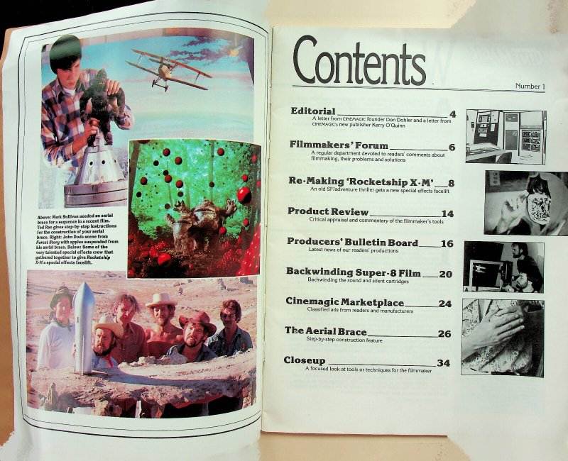 Cinemagic #1 Premiere Issue - O'Quinn Studios, Inc. Complete with shipping cover