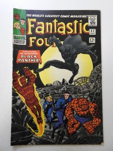 Fantastic Four #52 FN- Condition! 1st Appearance of Black Panther! ink fc