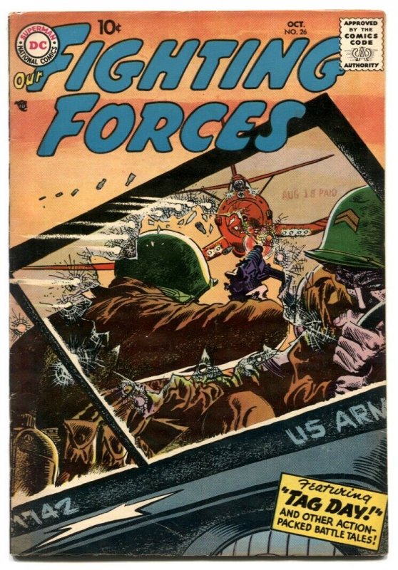 Our Fighting Forces #26 1957-DC silver age war comic F/VF