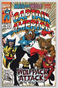 Captain America #406 Wolverine | X-Force (Marvel, 1992) VF 