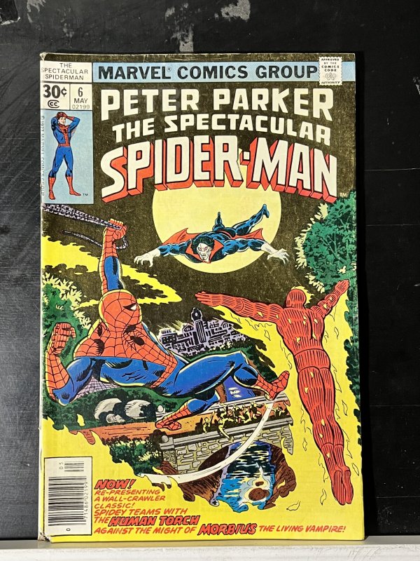 Lot of 3 The Spectacular Spider-Man #6, 7, & 38 Regular Edition (1977)