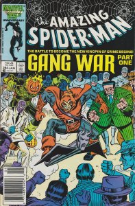 Amazing Spider-Man #284 - Newsstand Edition - January 1987 - Gang War