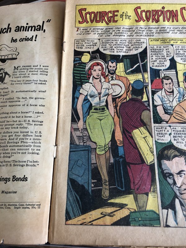 The Beyond 6, incomplete and a loose page,great cover