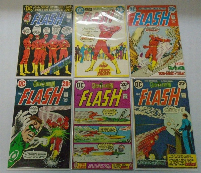 Bronze age Flash comic lot 12 diff 20c covers #217-231 avg 5.0 VG FN (1972-75)