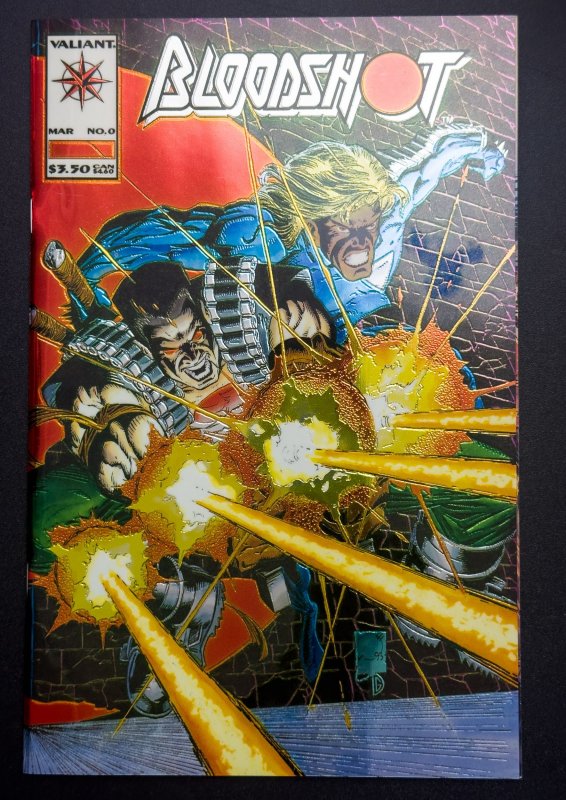 Bloodshot #0 (1994) [Chromium WrapArd Cvr] VF/NM - KEY Origin