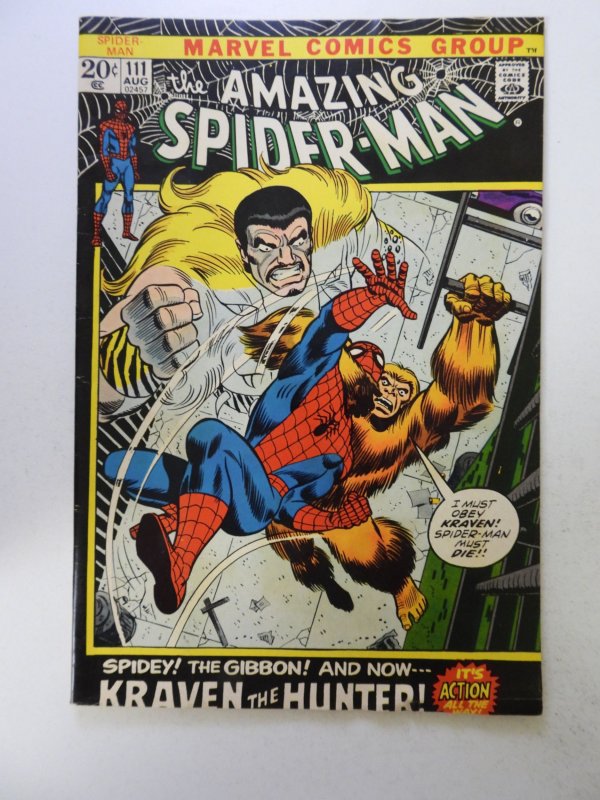 The Amazing Spider-Man #111 (1972) FN condition