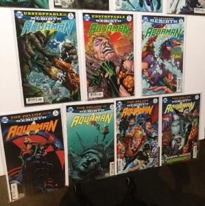 Aquaman Rebirth 1 2 3 4 5 6 7 8 9 10 11 12 13 14 Ones Shot Nm Near Mint 