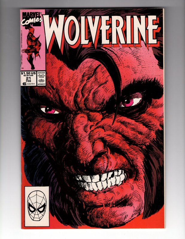 Wolverine #21 (1990)  / HCA6