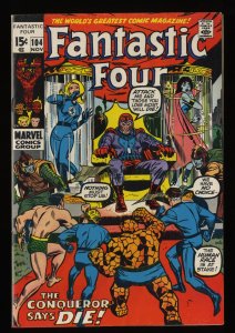 Fantastic Four #104 FN 6.0 Marvel Comics