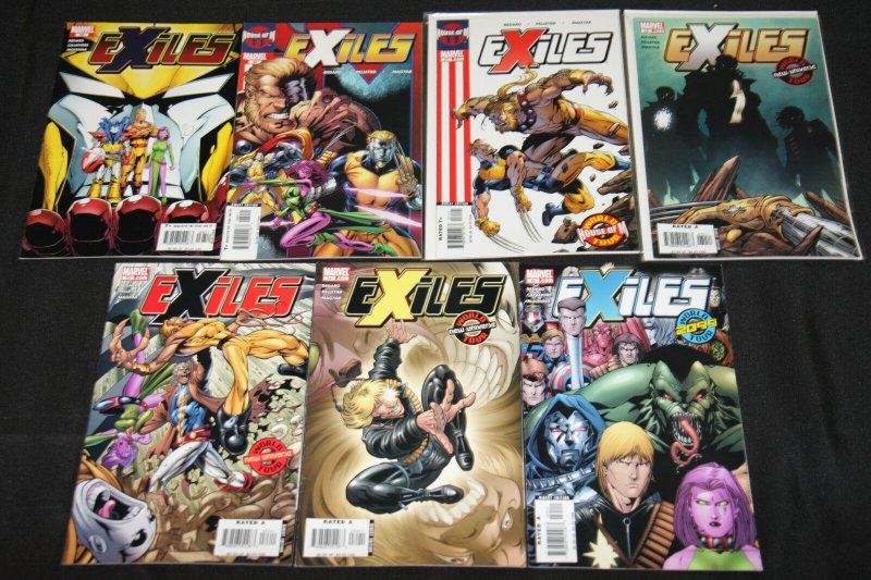 Modern Marvel EXILES 37pc Mid-High Grade Comic Lot VF-NM Sabretooth Blink