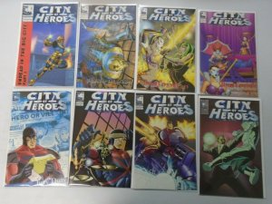 City of Heroes lot 27 different avg 8.5 VF+ (2004-07 Image/Blue King)