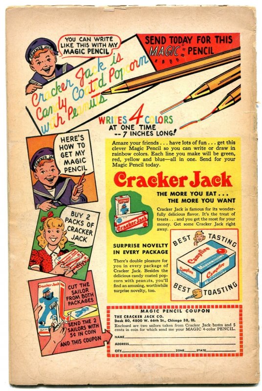 WAR BATTLES #3 1952-MOTORCYCLE COVER-HARVEY COMIC CLOWN VG-